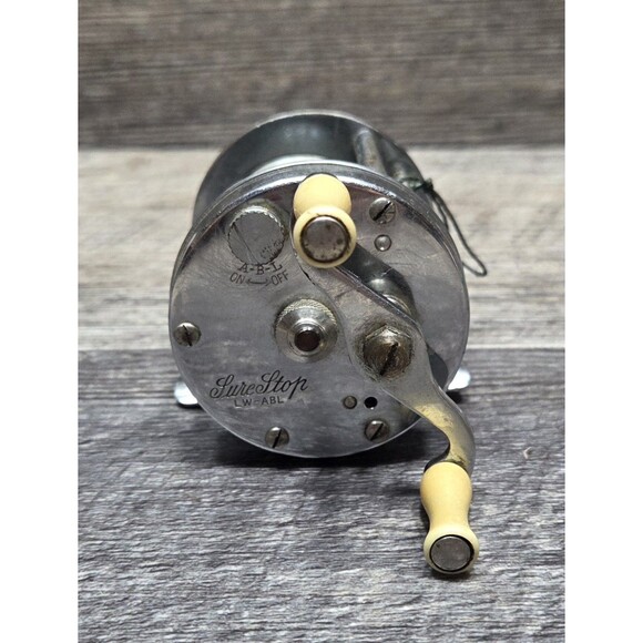 Vintage Lure Stop LW-ABL Level Wind Baitcasting Fishing Reel - Working Condition - Picture 4 of 10